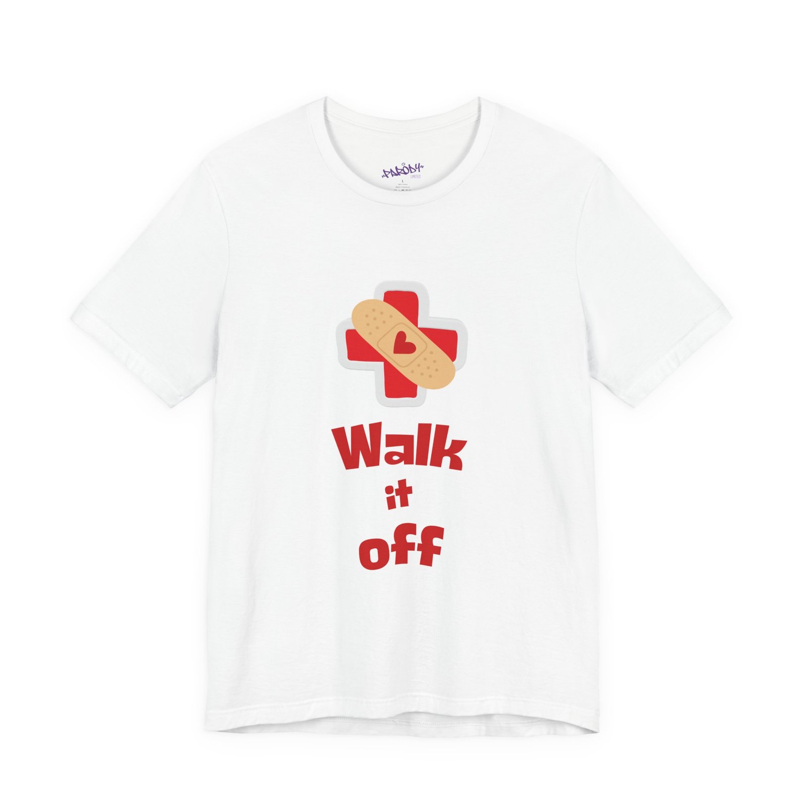 Walk It Off Tee — Cotton Graphic T-Shirt - Image 2