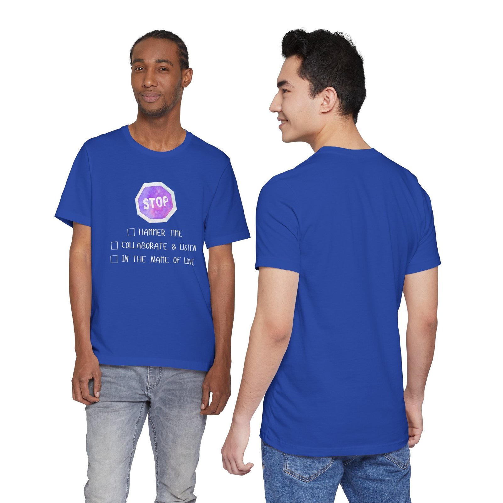 Stop Tee | Cotton Graphic T-Shirt - Image 31