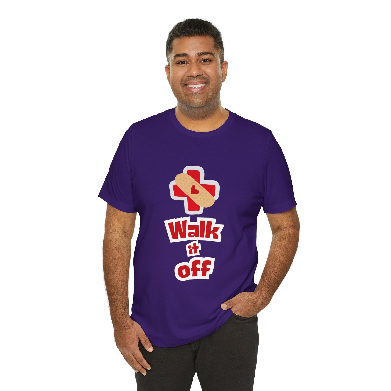 Walk It Off Tee — Cotton Graphic T-Shirt - Image 69