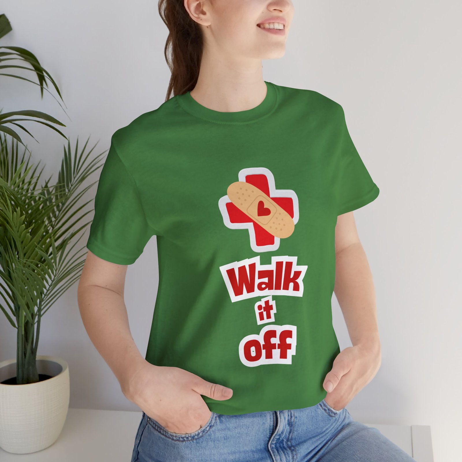 Walk It Off Tee — Cotton Graphic T-Shirt - Image 23