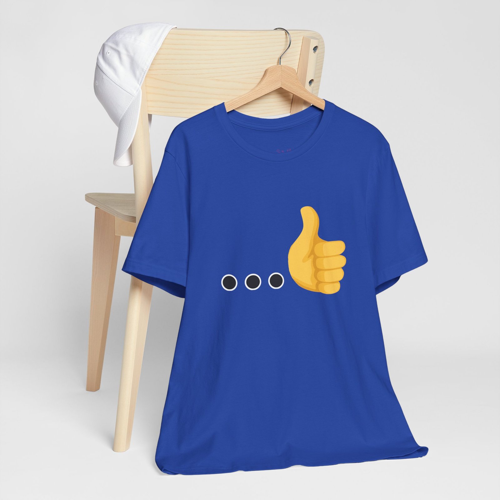 Ellipsis Thumbs Up Tee | Cotton Graphic T-Shirt - Image 29