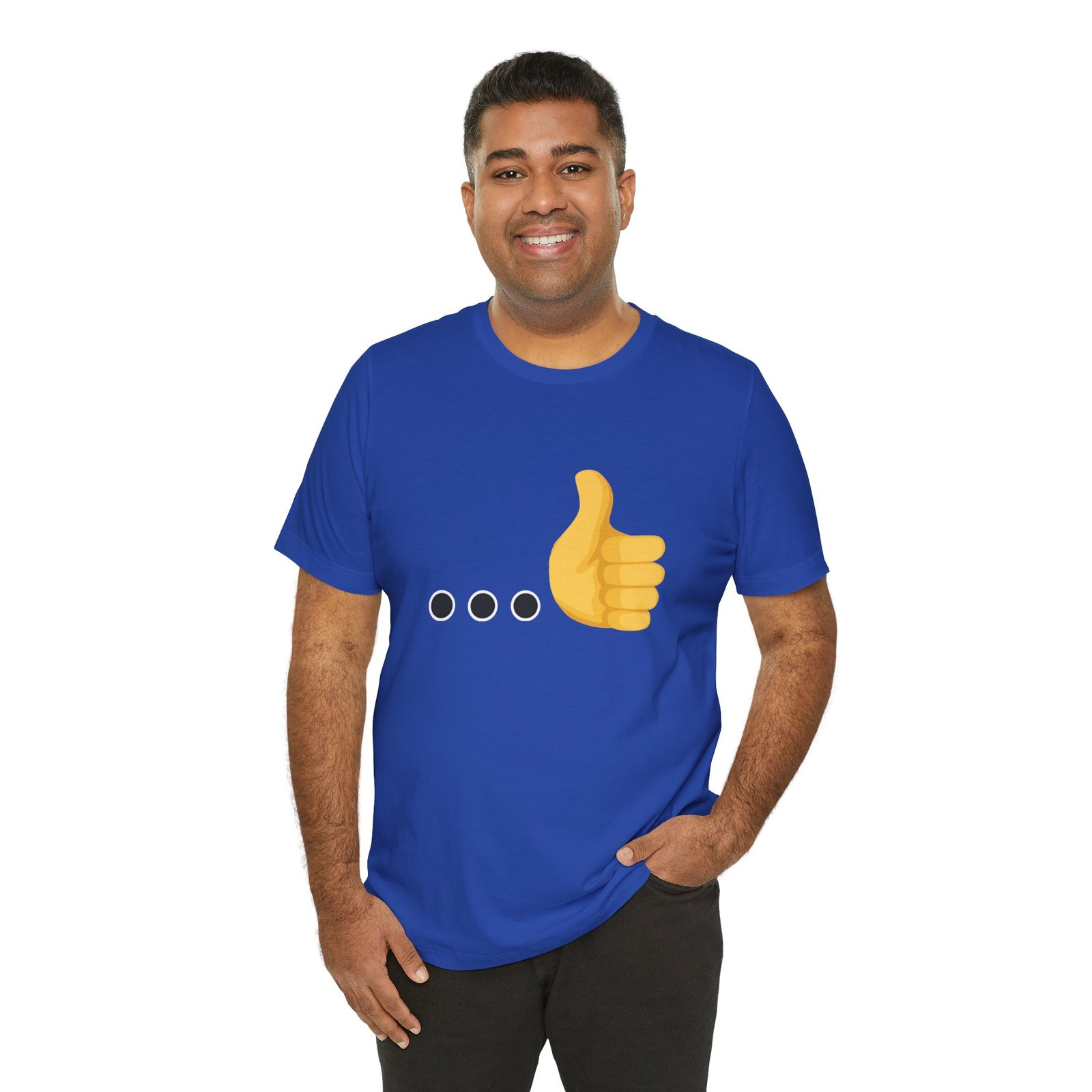 Ellipsis Thumbs Up Tee | Cotton Graphic T-Shirt - Image 31