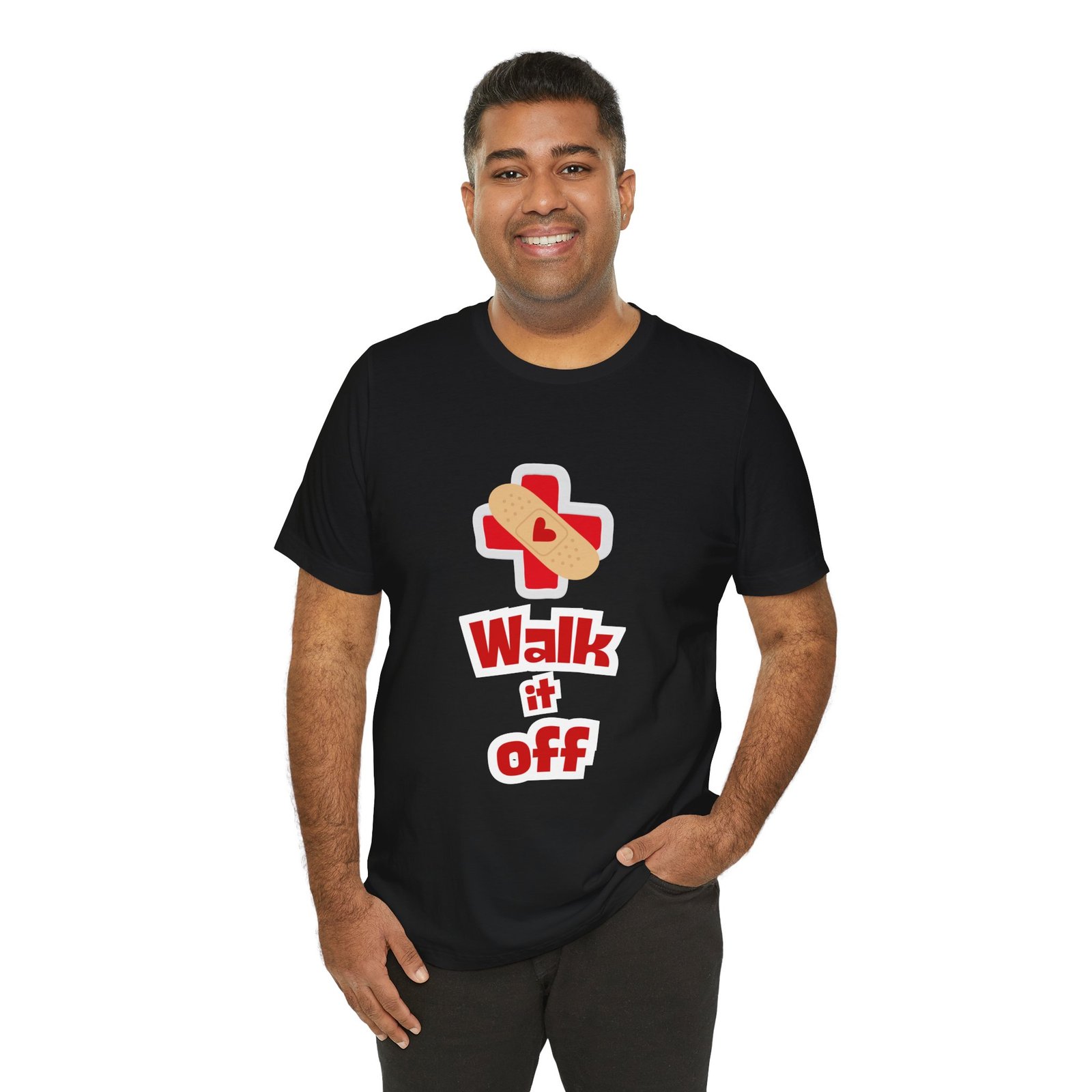 Walk It Off Tee — Cotton Graphic T-Shirt - Image 13