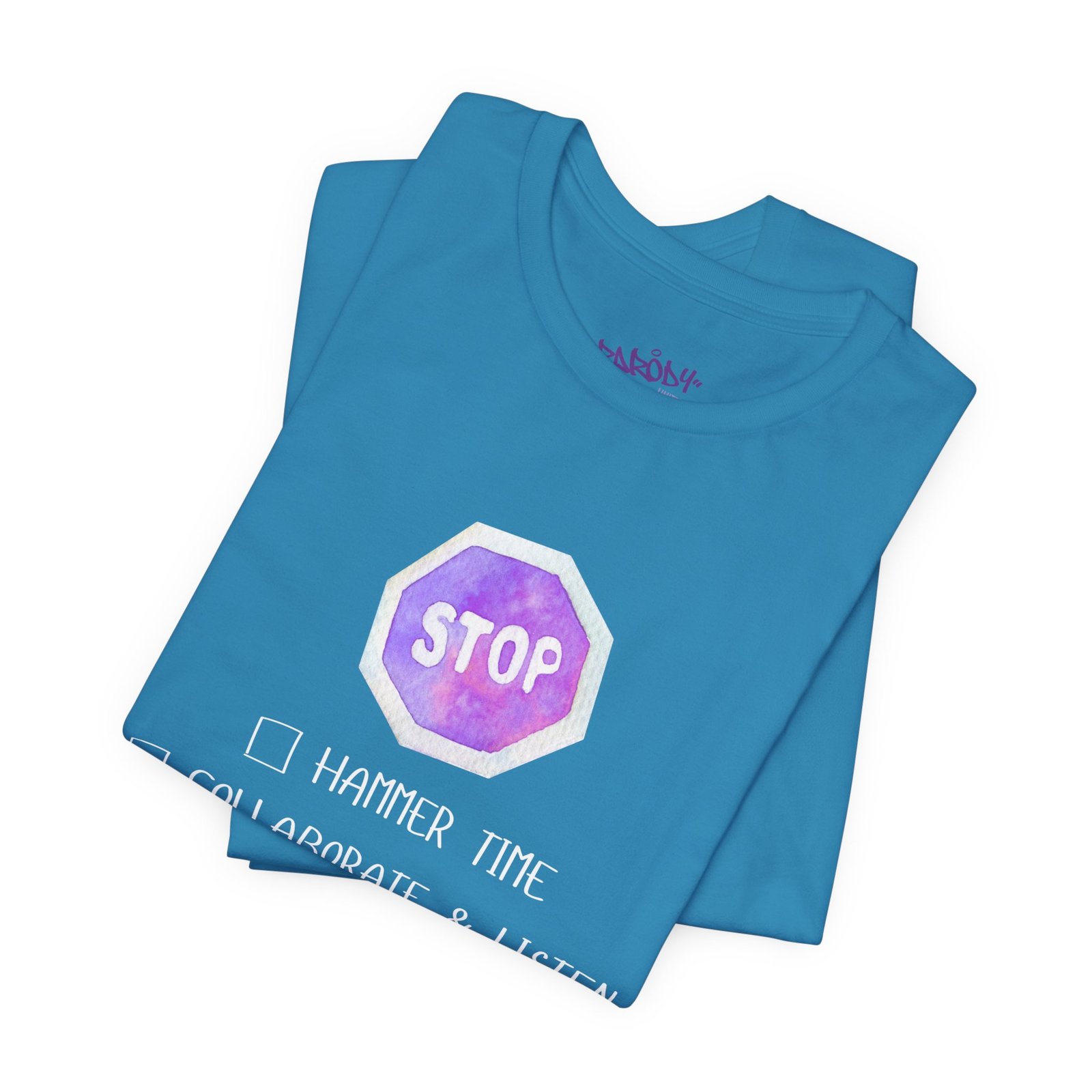Stop Tee | Cotton Graphic T-Shirt - Image 18