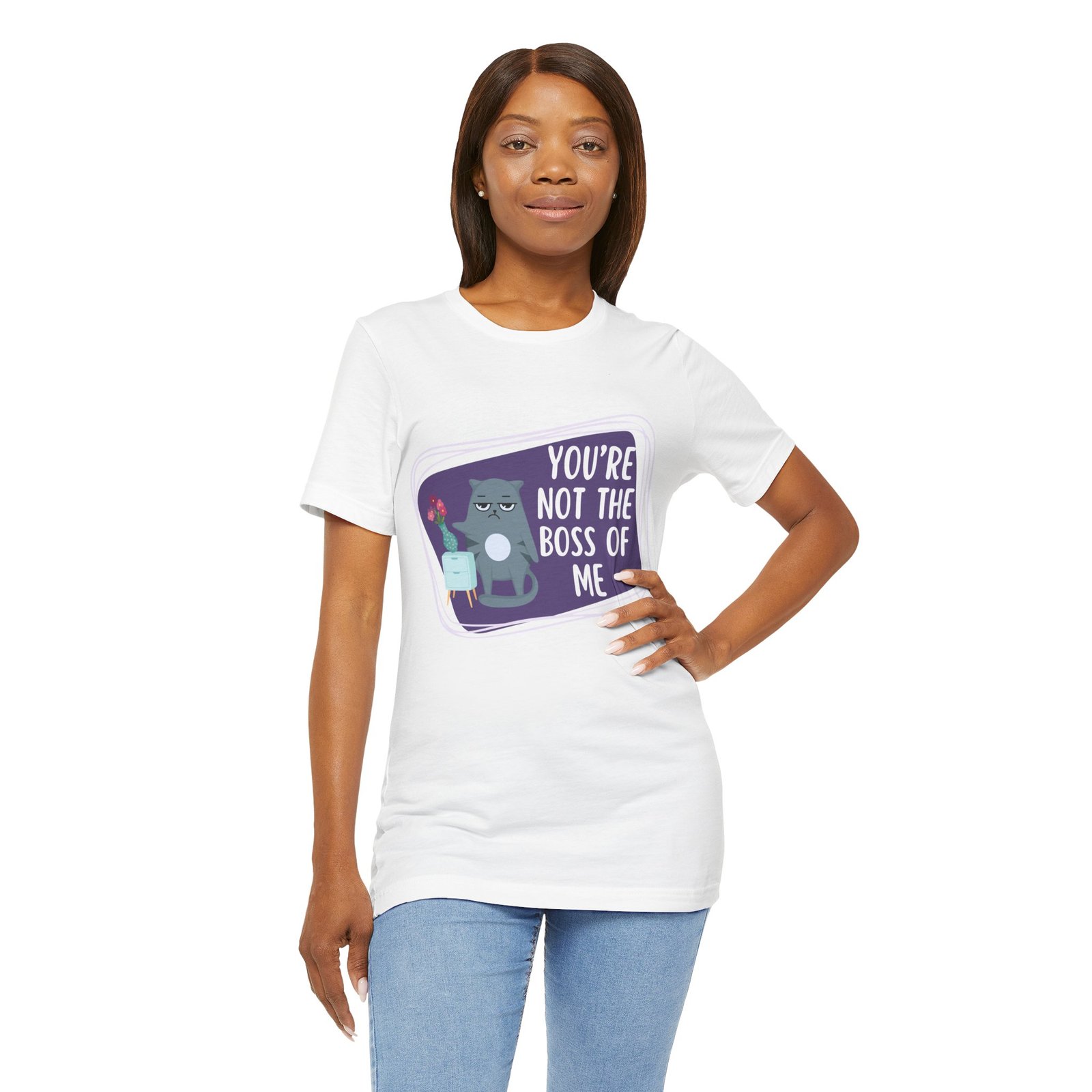 You’re Not the Boss of Me Tee | Cotton Graphic T-Shirt - Image 6