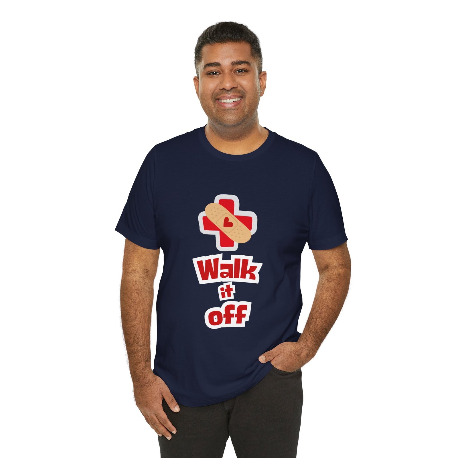 Walk It Off Tee — Cotton Graphic T-Shirt - Image 45