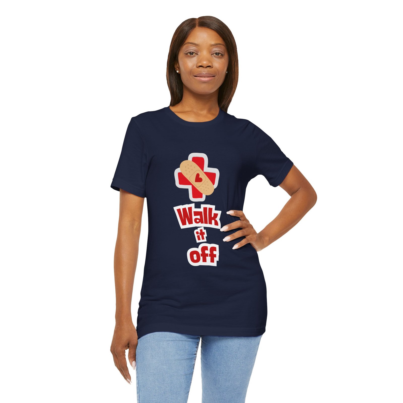Walk It Off Tee — Cotton Graphic T-Shirt - Image 46