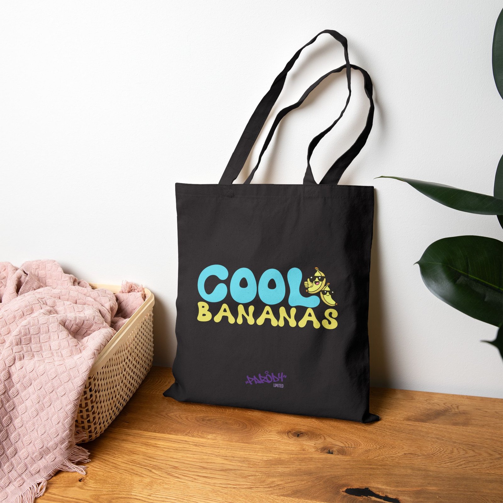 Cool Bananas Tote | Cotton Canvas Tote Bag