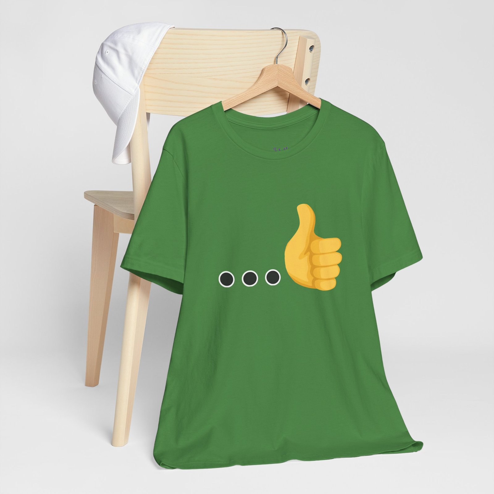 Ellipsis Thumbs Up Tee | Cotton Graphic T-Shirt - Image 15