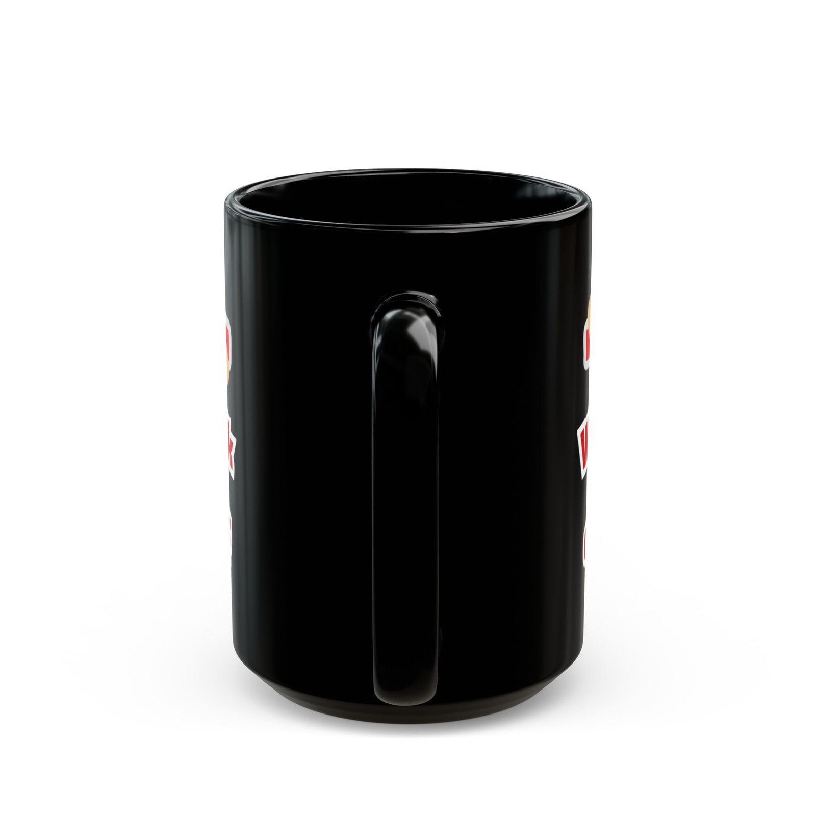 Walk It Off Mug | Black Ceramic Graphic Mug - Image 5