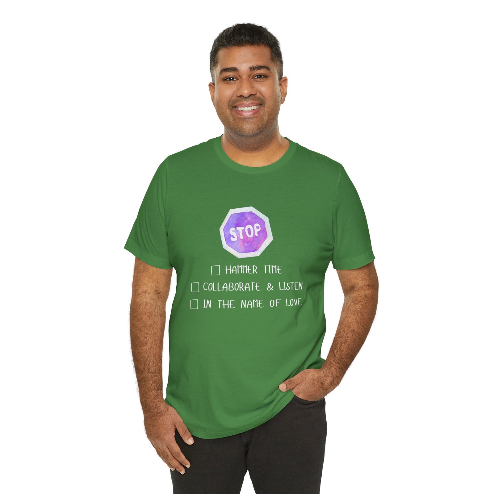 Stop Tee | Cotton Graphic T-Shirt - Image 12