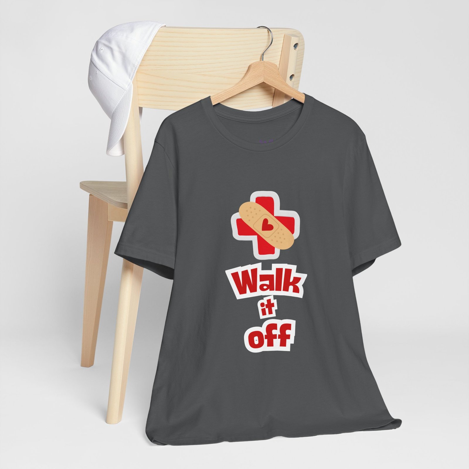 Walk It Off Tee — Cotton Graphic T-Shirt - Image 35