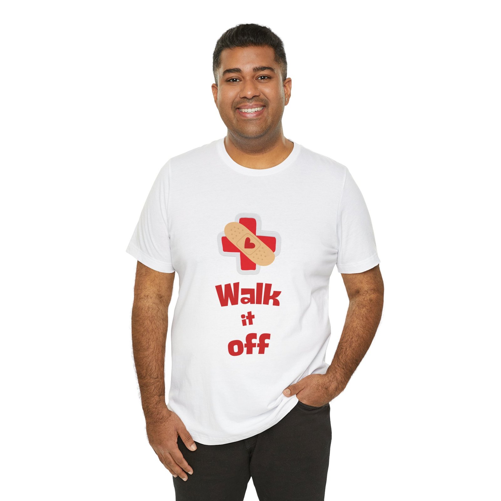 Walk It Off Tee — Cotton Graphic T-Shirt - Image 5
