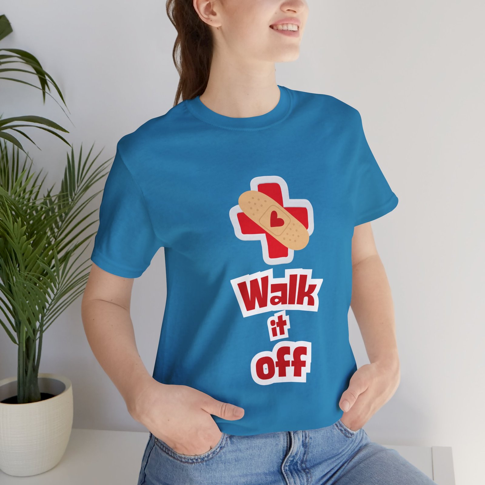 Walk It Off Tee — Cotton Graphic T-Shirt - Image 31