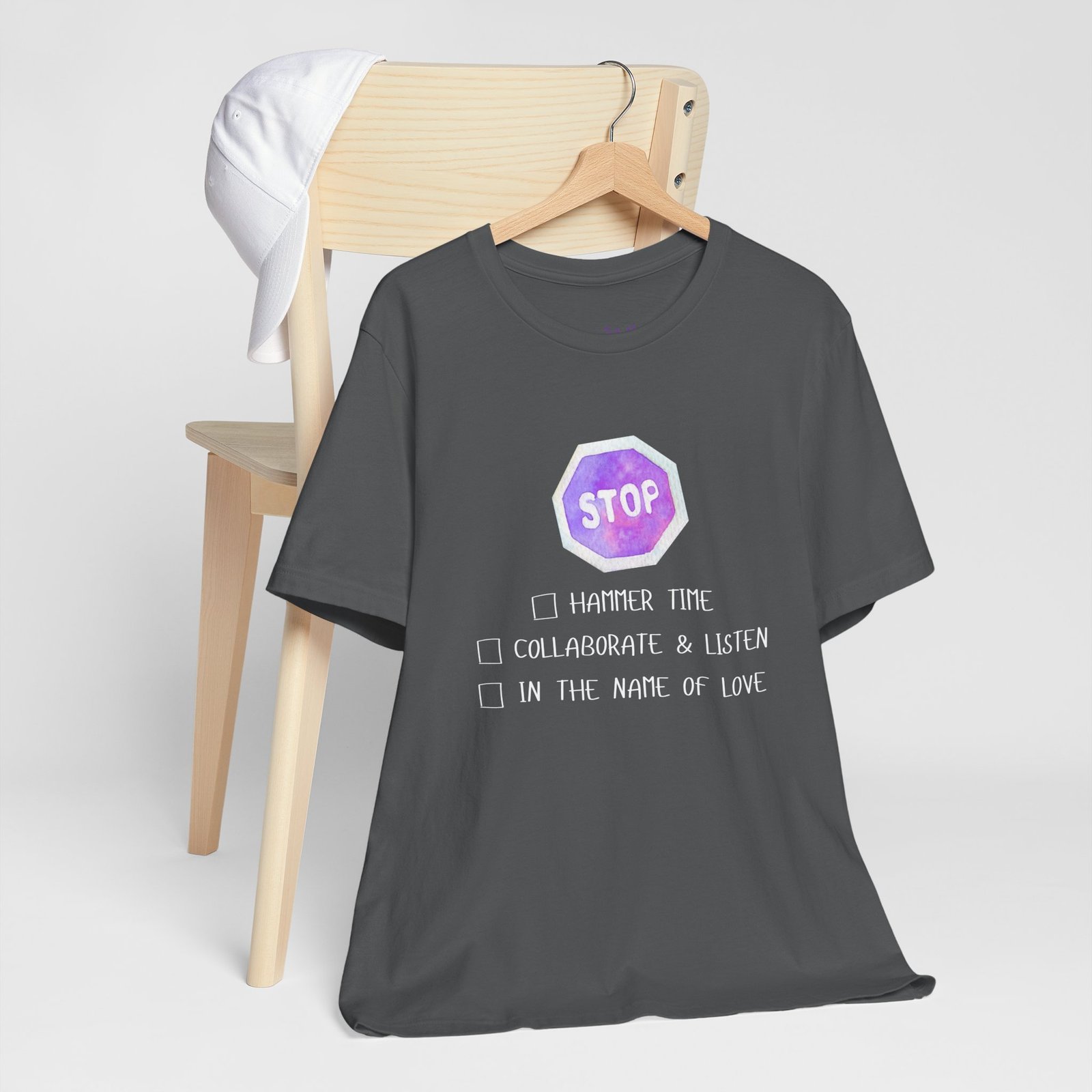 Stop Tee | Cotton Graphic T-Shirt - Image 33