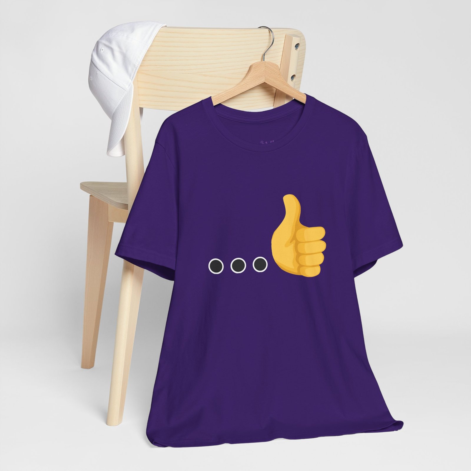 Ellipsis Thumbs Up Tee | Cotton Graphic T-Shirt - Image 50