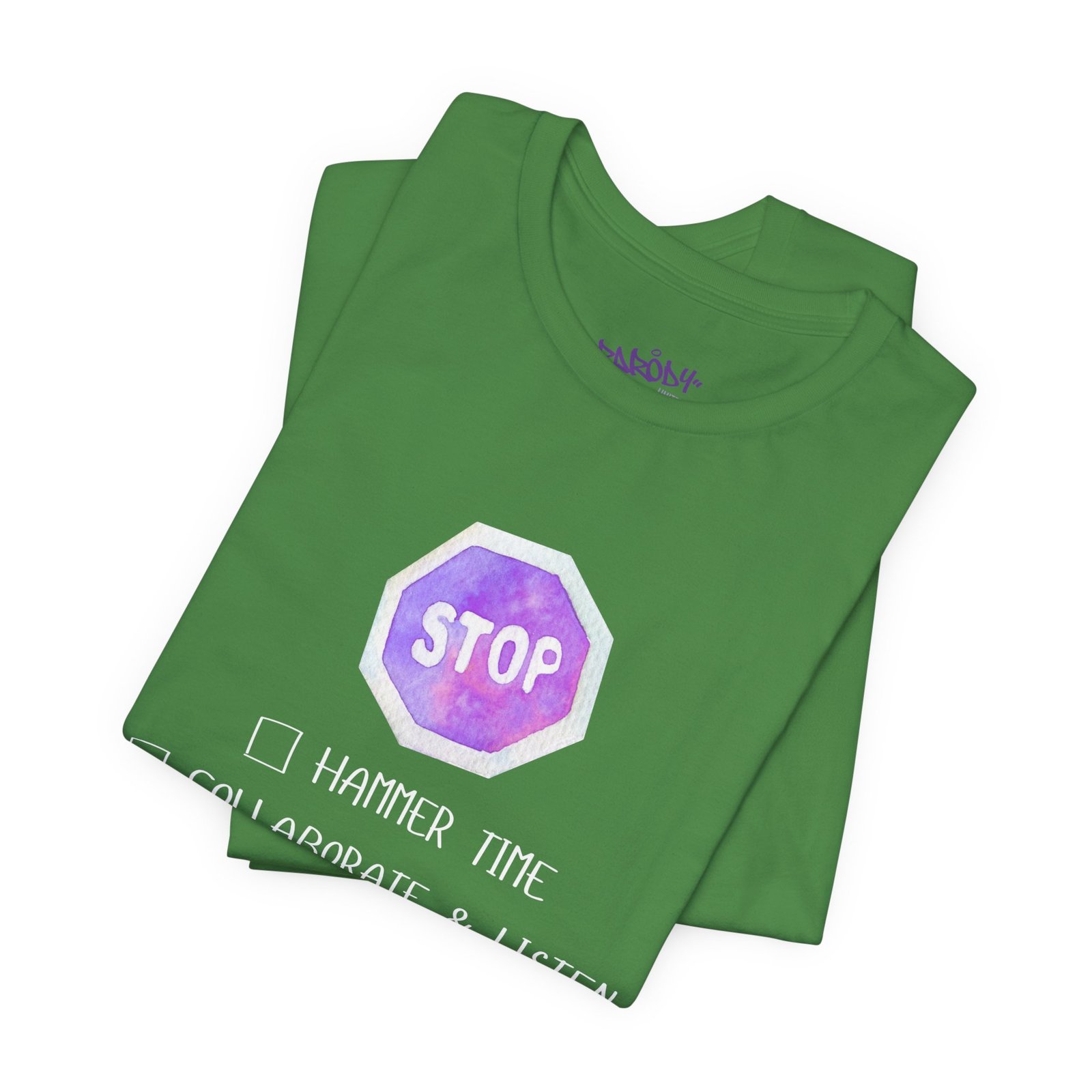 Stop Tee | Cotton Graphic T-Shirt - Image 10