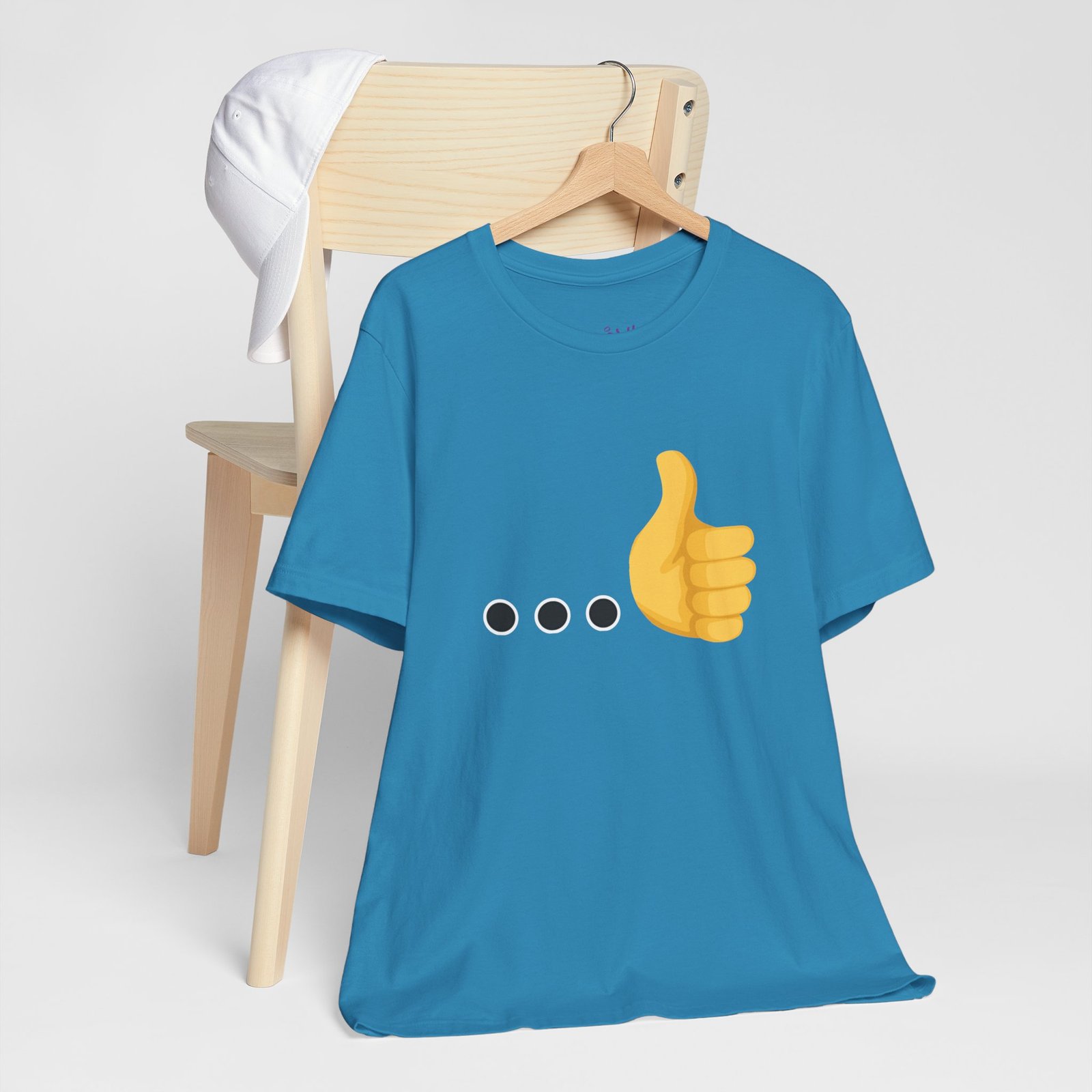 Ellipsis Thumbs Up Tee | Cotton Graphic T-Shirt - Image 22