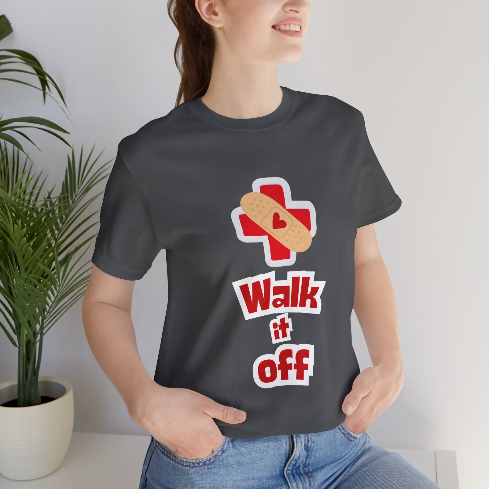 Walk It Off Tee — Cotton Graphic T-Shirt - Image 39