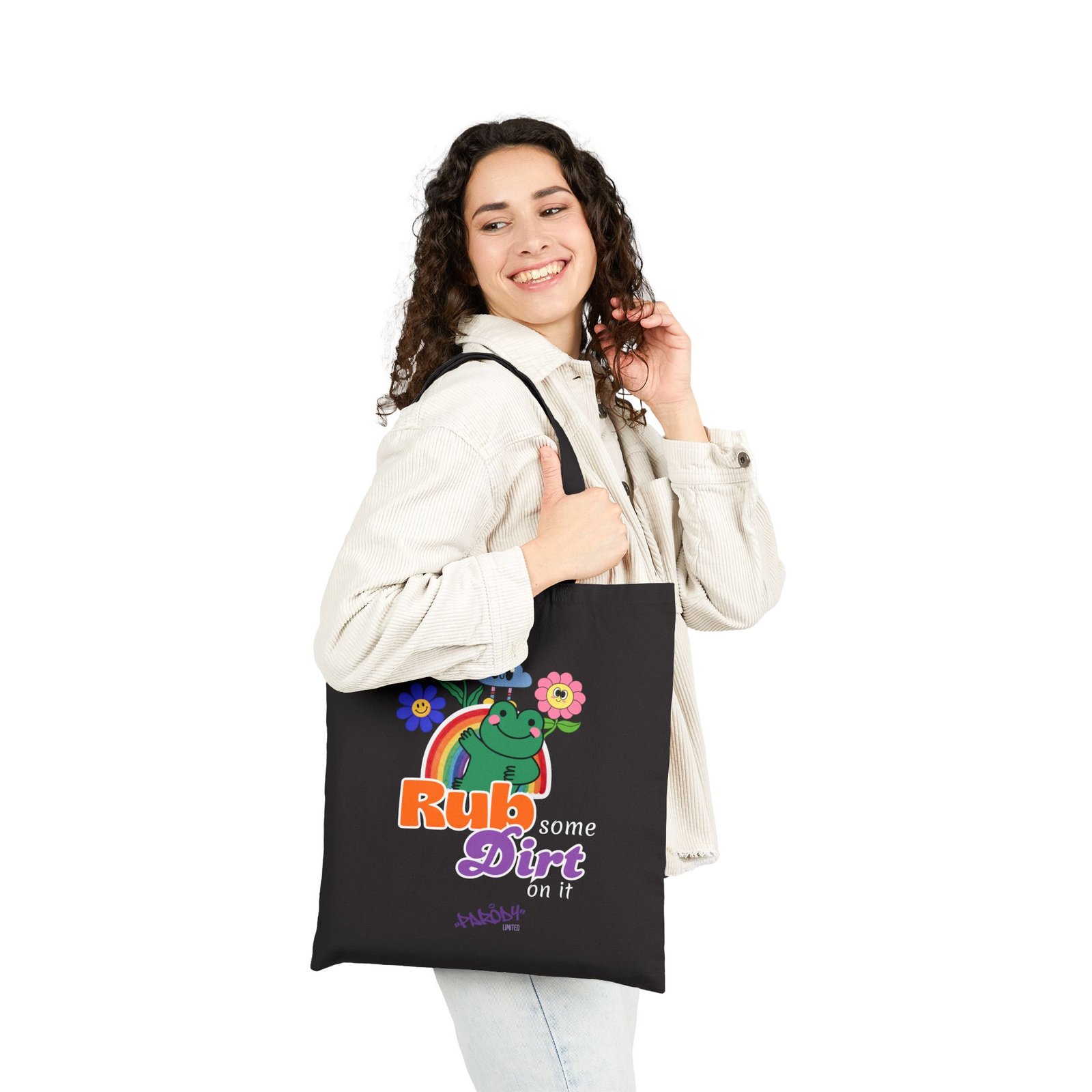 Rub Some Dirt On It Tote | Cotton Canvas Graphic Tote Bag - Image 6