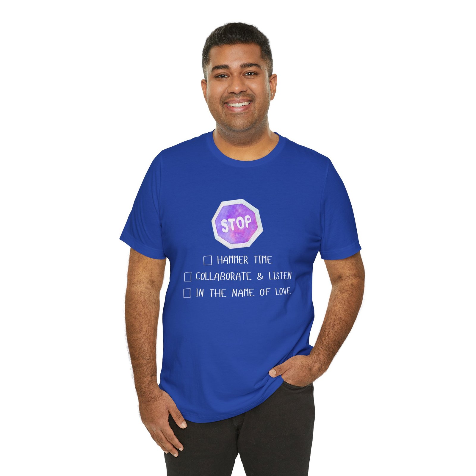 Stop Tee | Cotton Graphic T-Shirt - Image 28