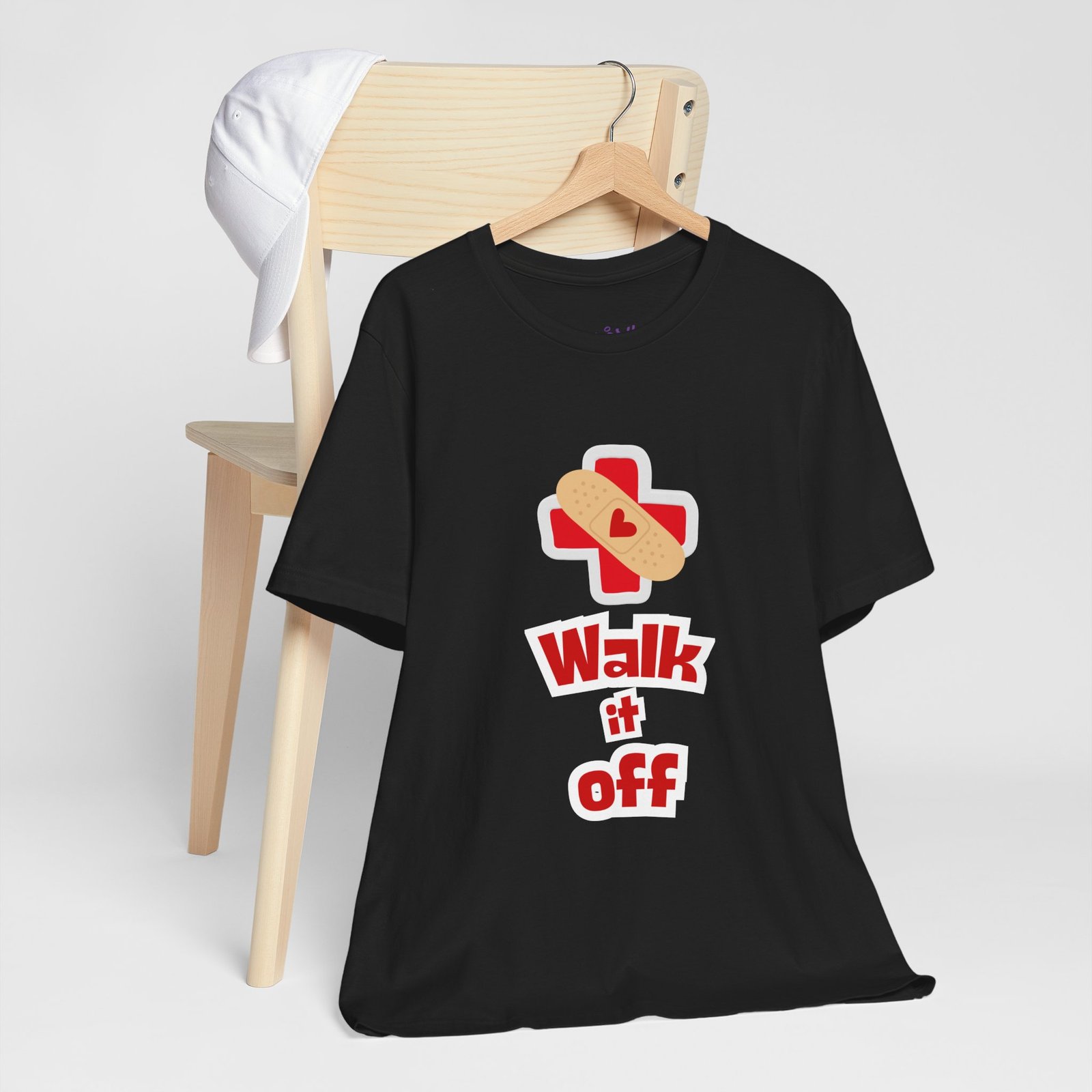 Walk It Off Tee — Cotton Graphic T-Shirt - Image 11