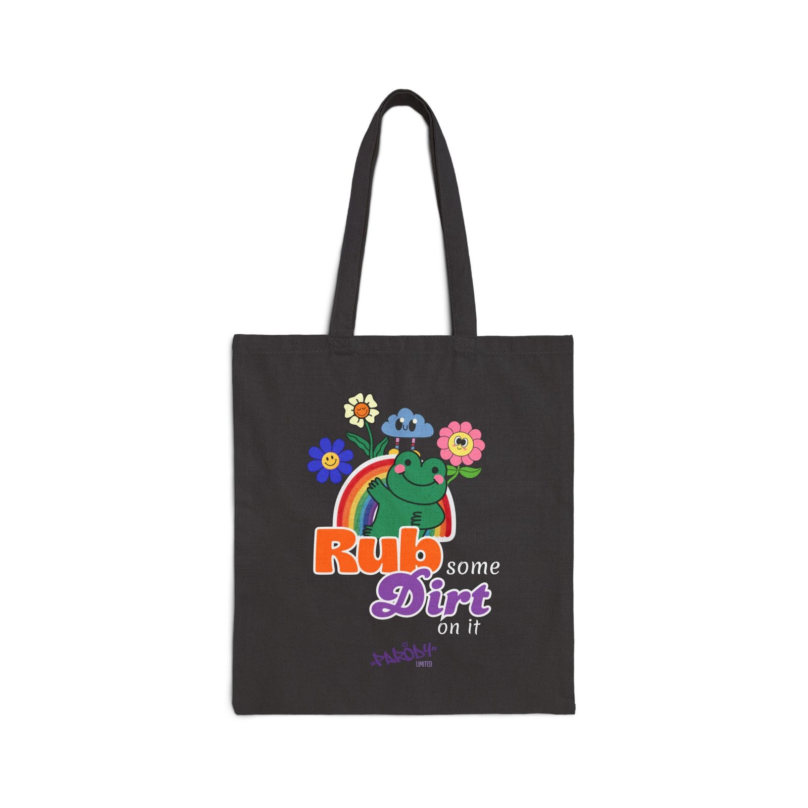 Rub Some Dirt On It Tote | Cotton Canvas Graphic Tote Bag - Image 2