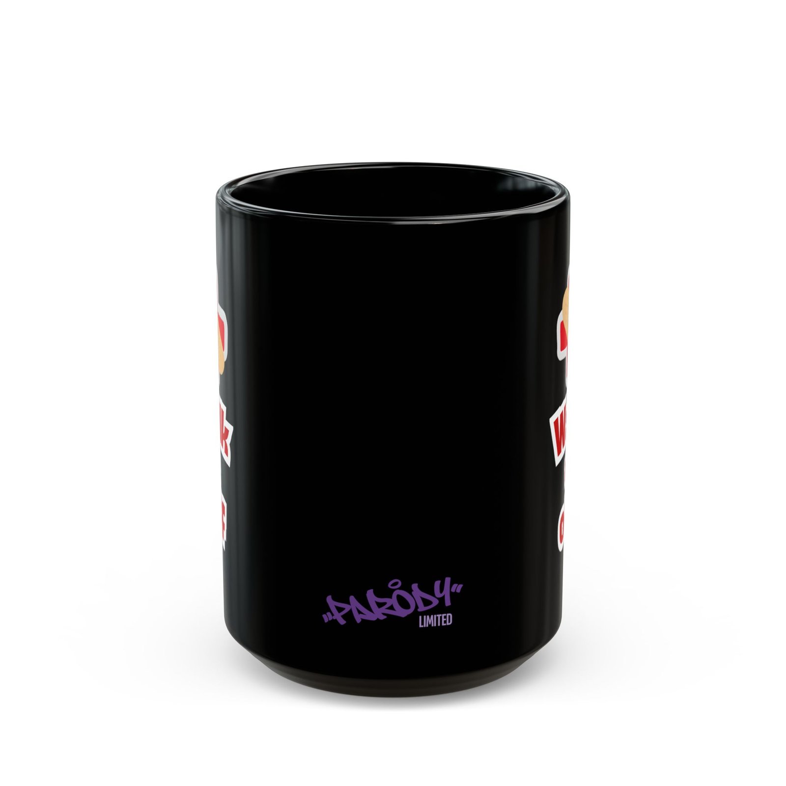Walk It Off Mug | Black Ceramic Graphic Mug - Image 3