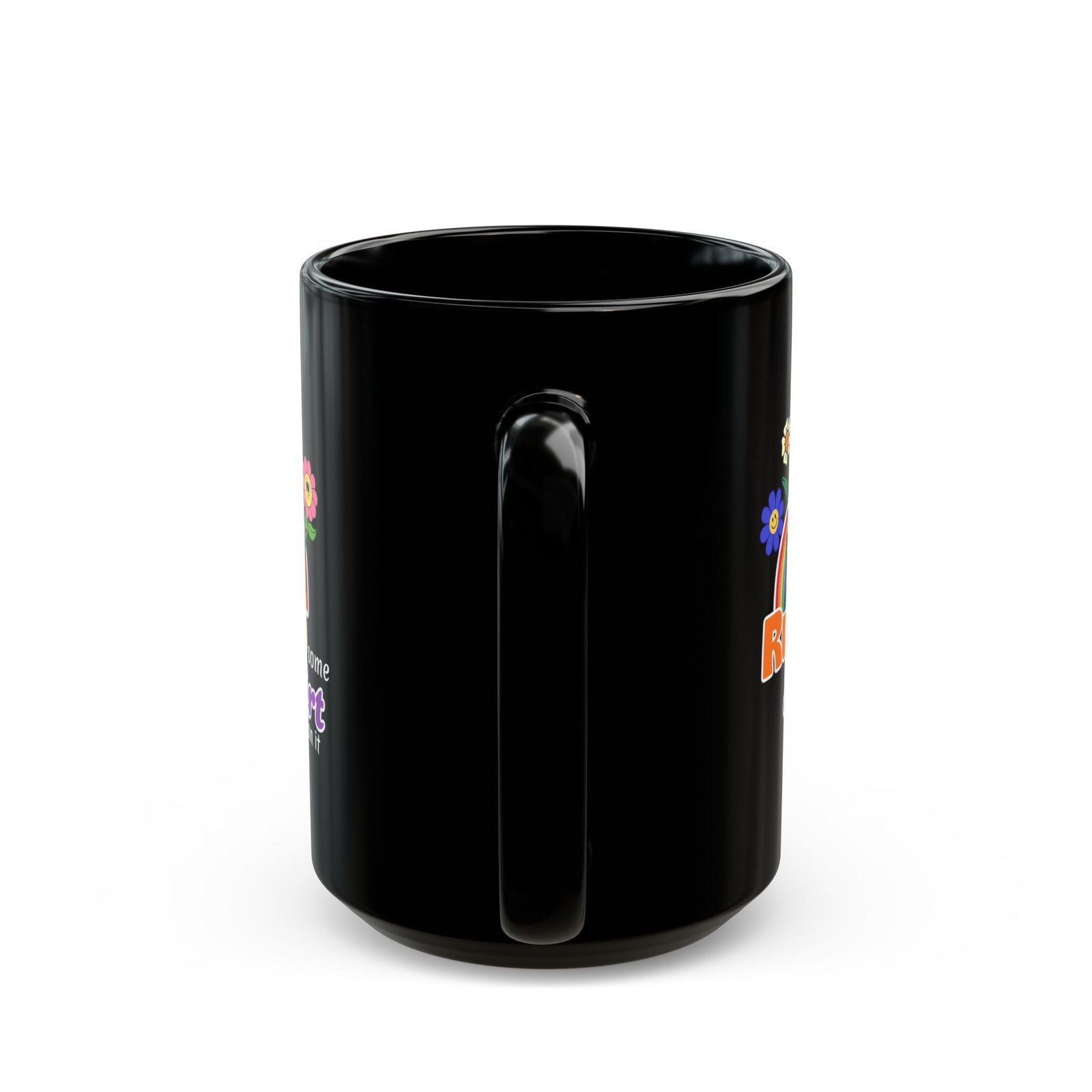 Rub Some Dirt On It Mug | Black Ceramic Graphic Mug - Image 5