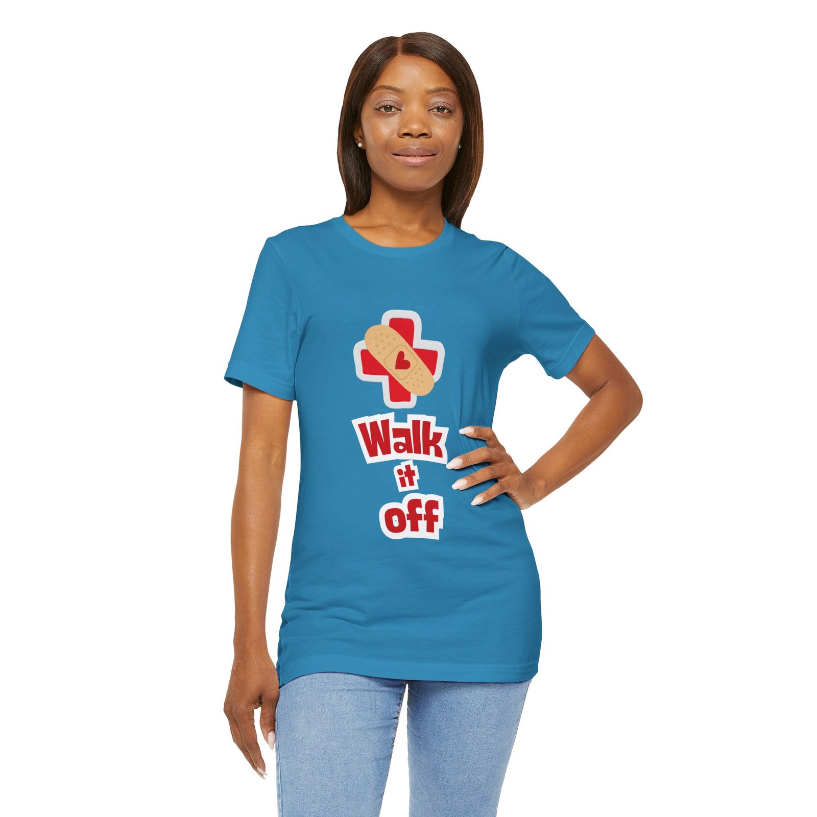 Walk It Off Tee — Cotton Graphic T-Shirt - Image 30