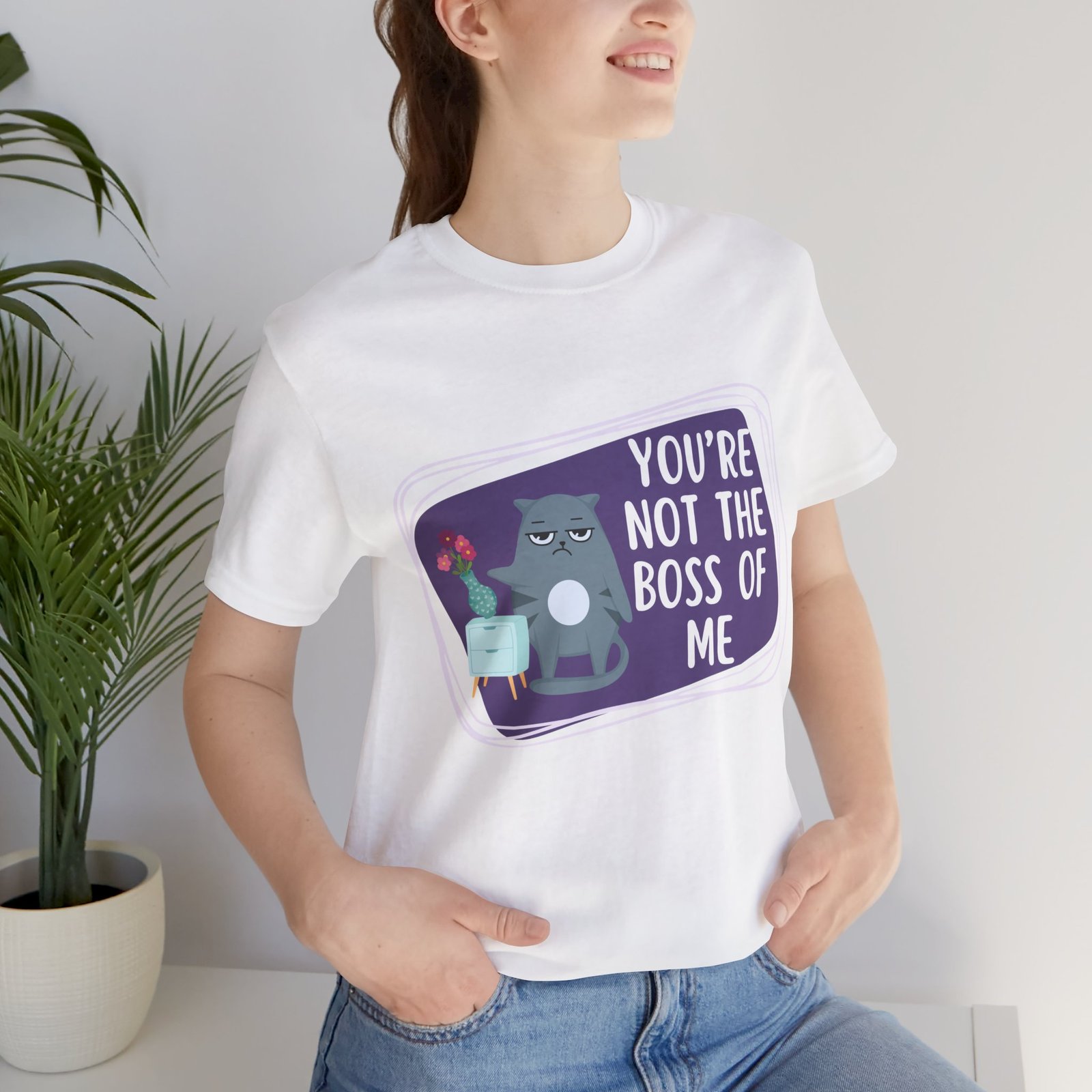 You’re Not the Boss of Me Tee | Cotton Graphic T-Shirt - Image 7