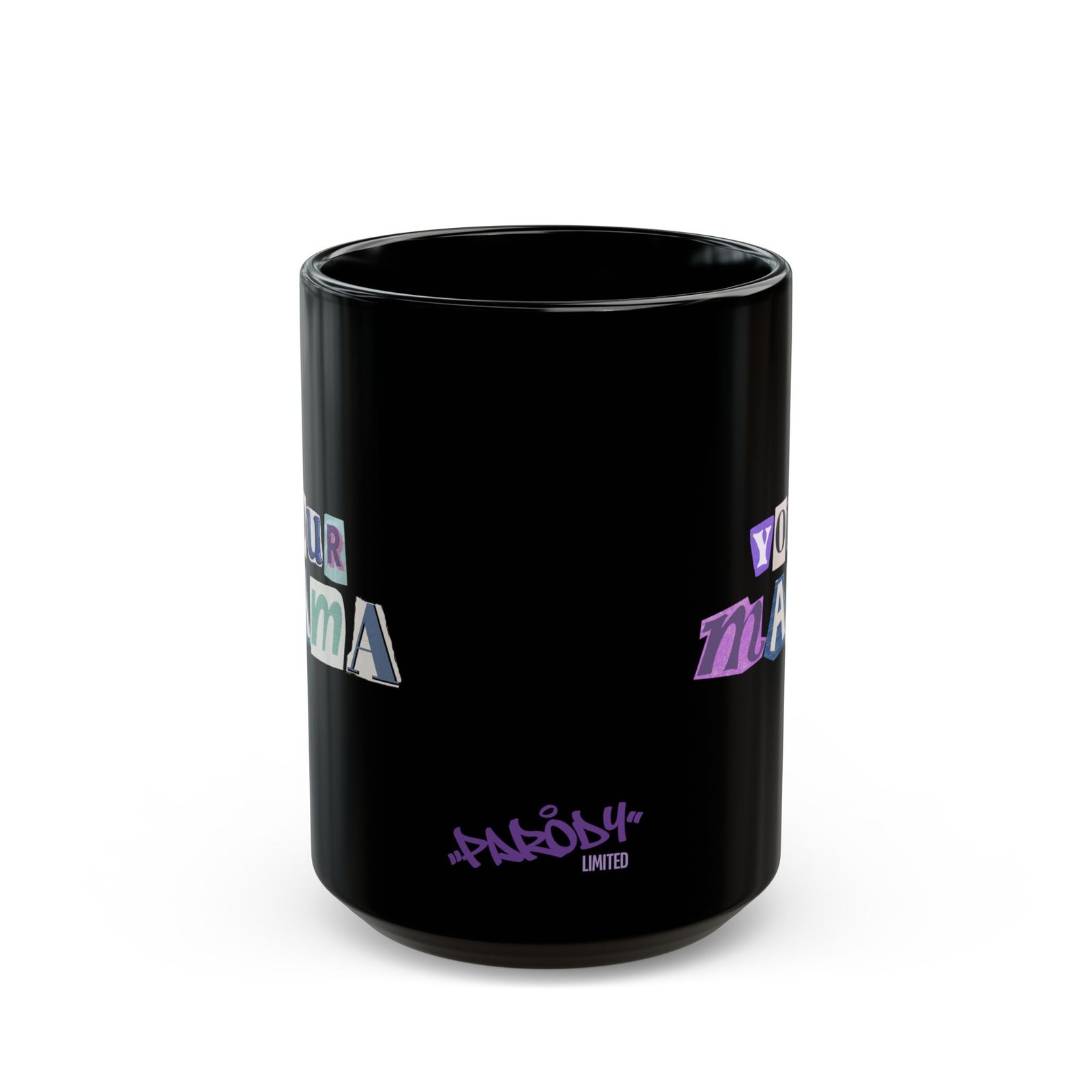 Your Mama Mug | Black Ceramic Graphic Mug - Image 4
