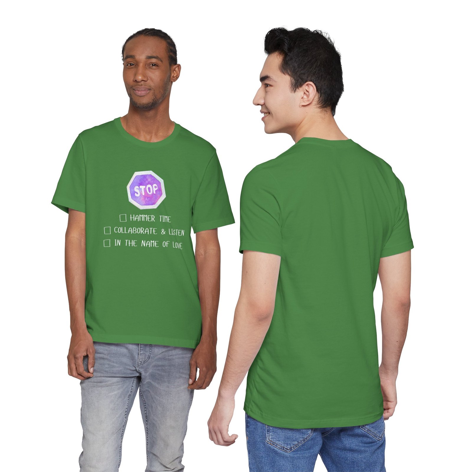 Stop Tee | Cotton Graphic T-Shirt - Image 15