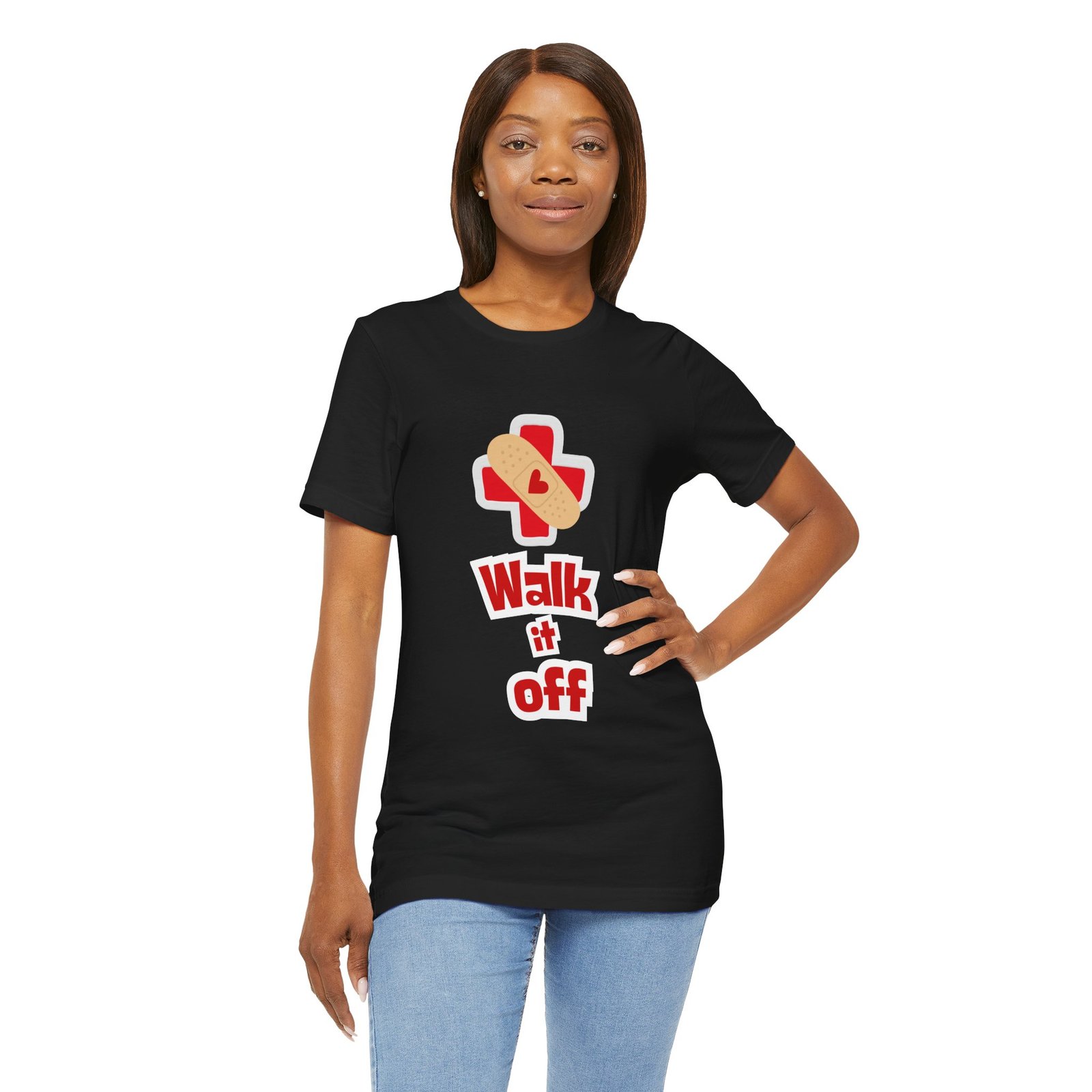 Walk It Off Tee — Cotton Graphic T-Shirt - Image 14