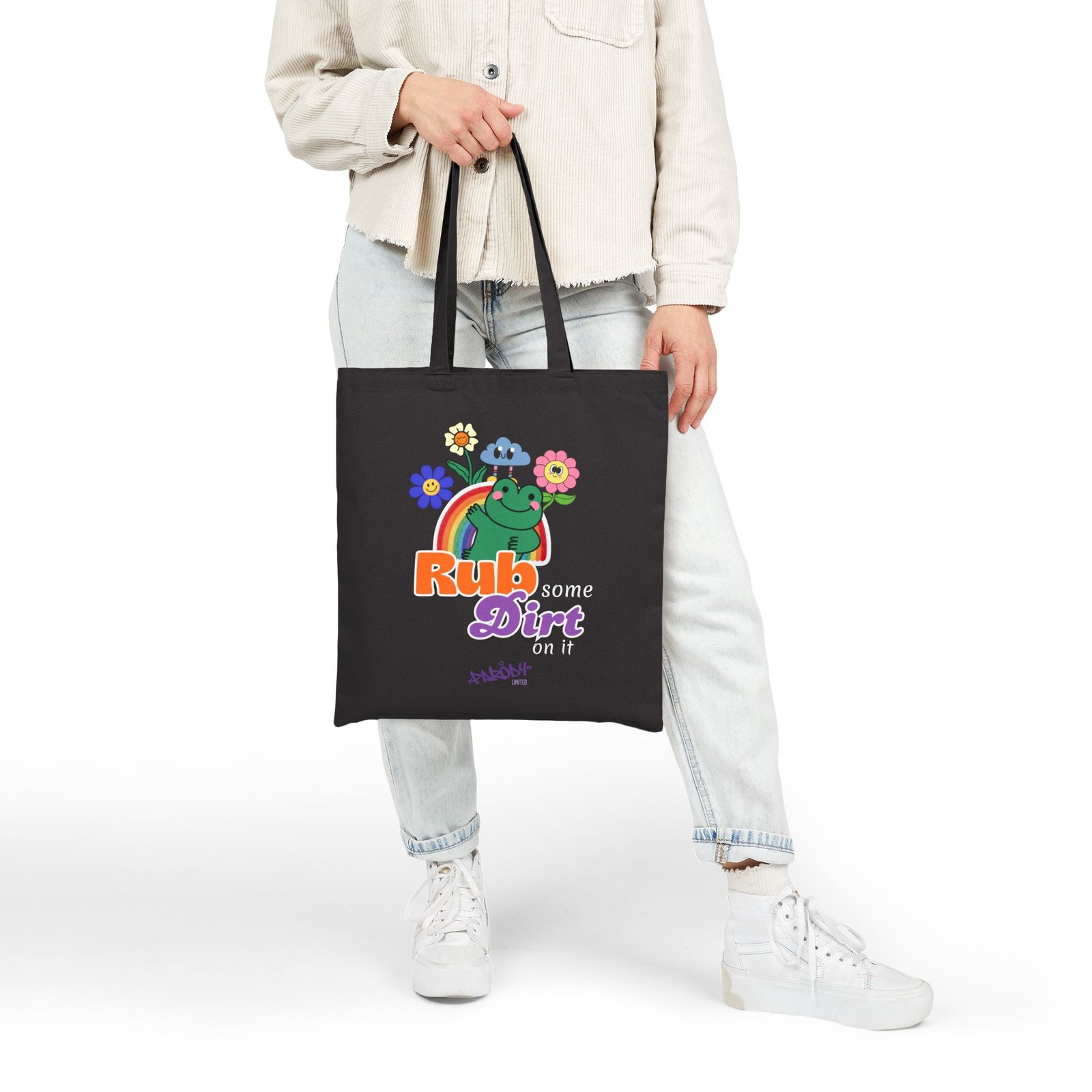 Rub Some Dirt On It Tote | Cotton Canvas Graphic Tote Bag - Image 7