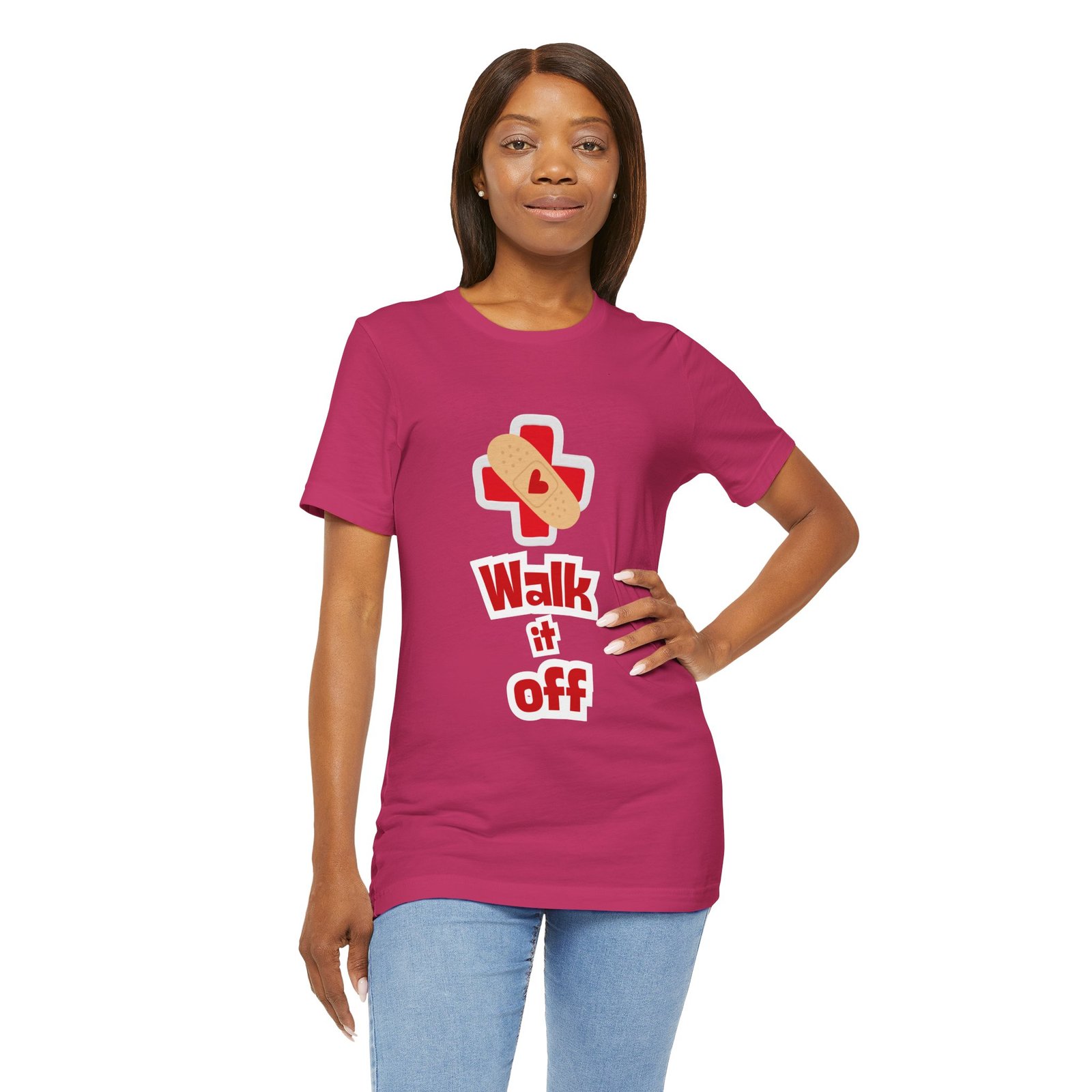 Walk It Off Tee — Cotton Graphic T-Shirt - Image 54