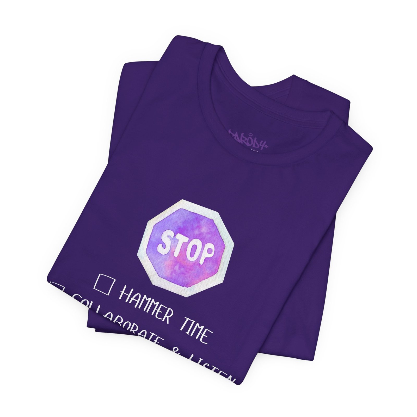 Stop Tee | Cotton Graphic T-Shirt - Image 50